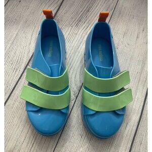 Blue Mini Melissa Go Sneaker Girl Shoes, Size 11